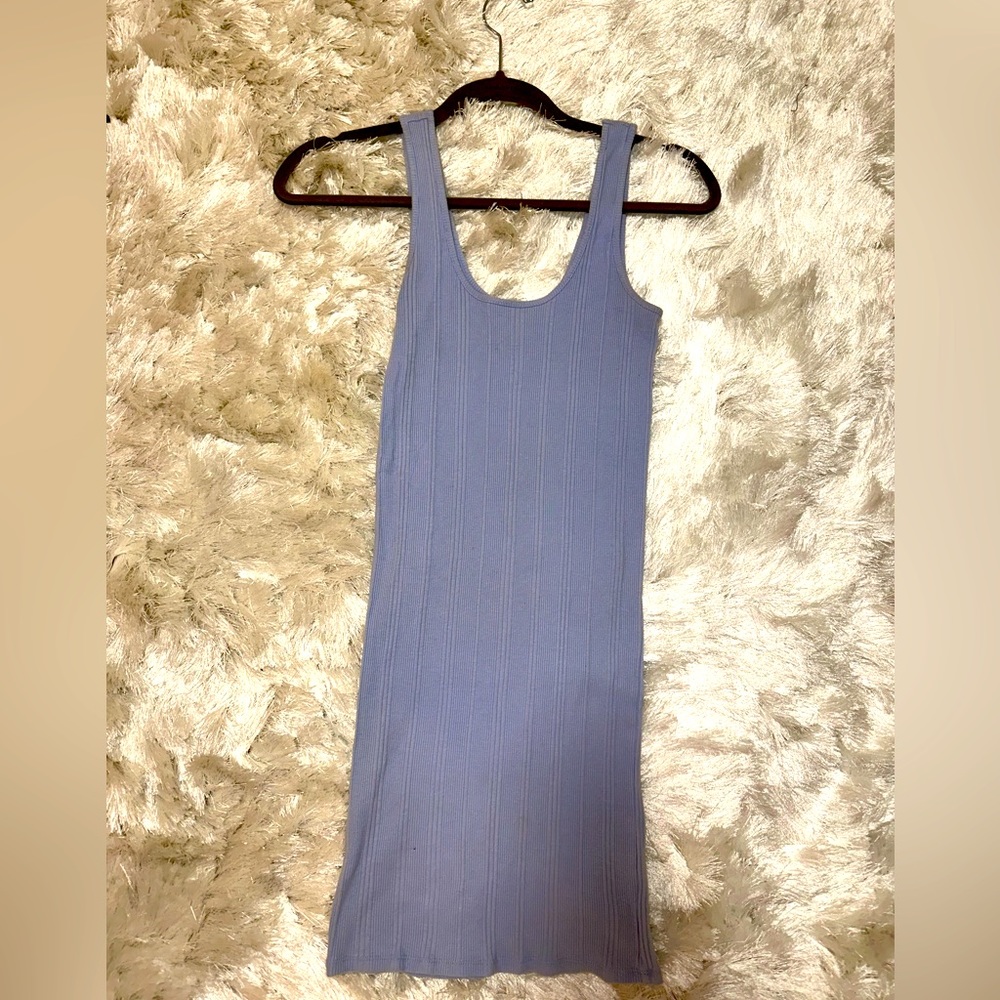 Sky blue sculpting mini dress . Size S